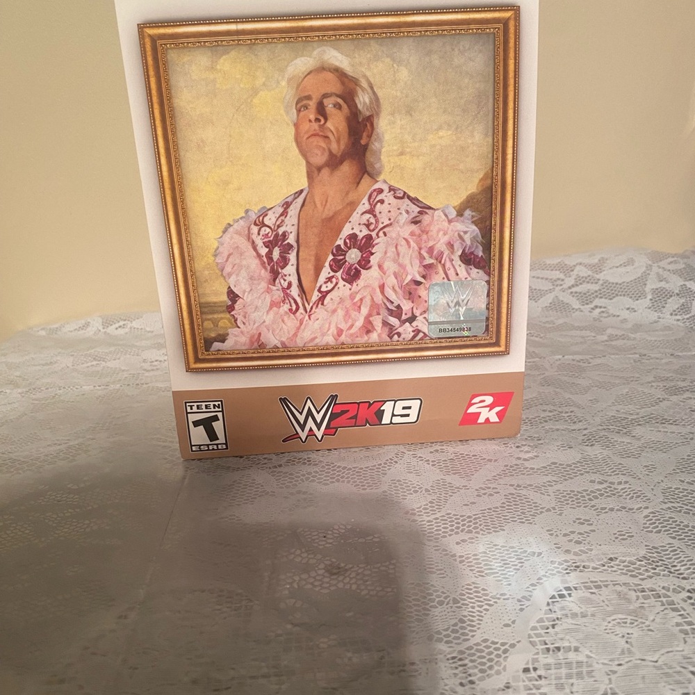 New CIB WWE 2k19 Woooo! Edition Woo (Rare Ric Flair Funko) Xbox One